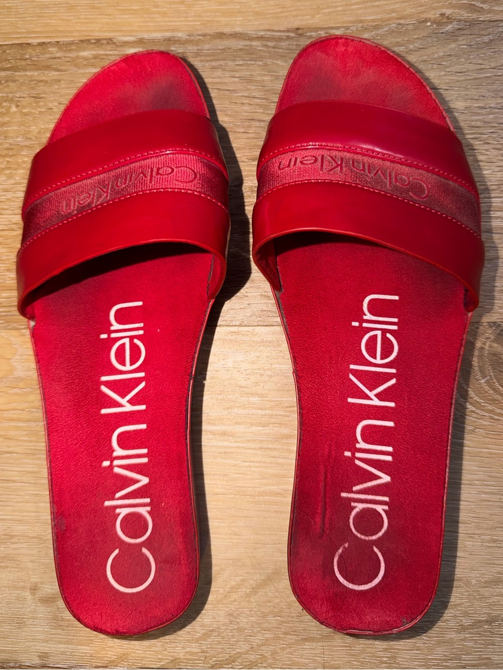 Women’s Calvin Klein Red Sandals